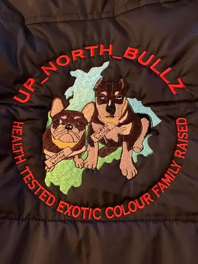 Printed workwear holding fine detail in the artwork