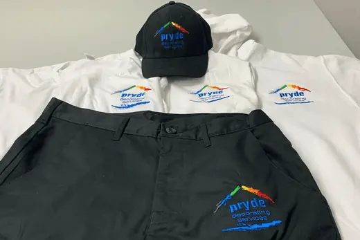 A finished team order, packed