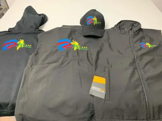 A team order laid out before packing