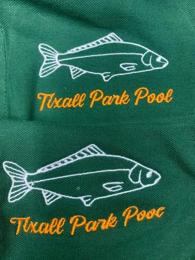 Embroidered hoodie for a trade team